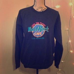 Hard Rock Cafe Los Angeles Crew neck Sweatshirt
